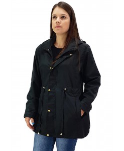 Parka Jaqueta Butu Biru P ao Extra Grande Feminino - Preto